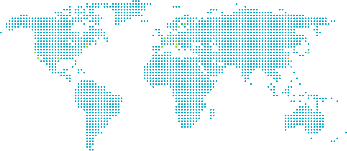 Tecnotion World Map Offices Distributors