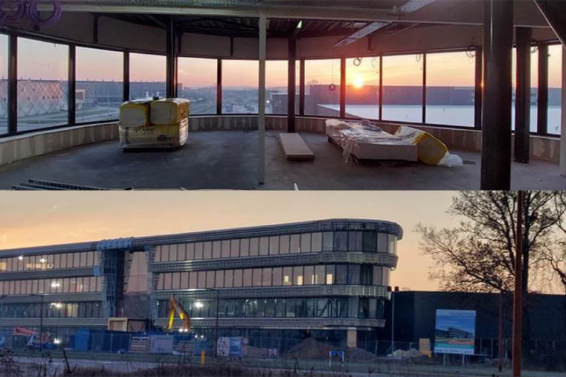 Tecnotion new headquarters building up